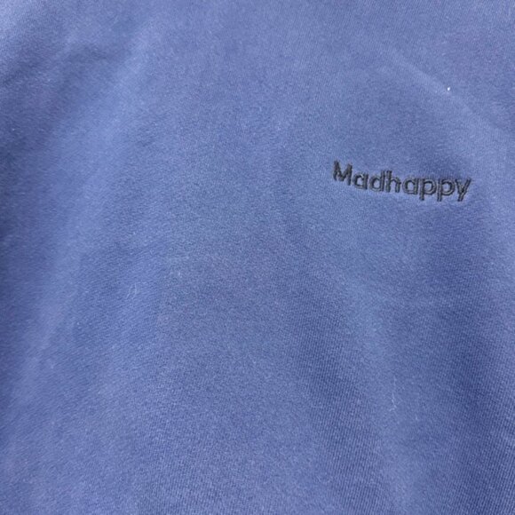 New Madhappy Blue Classic Fleece Hoodie XS - Picture 6 of 8